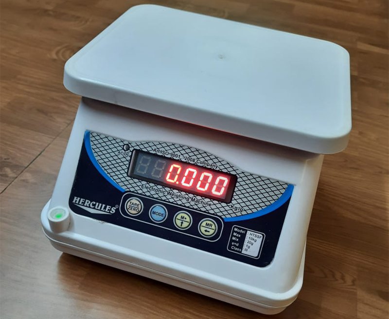 Manual Counter Weighing Scale, Capacity: 10 Kg